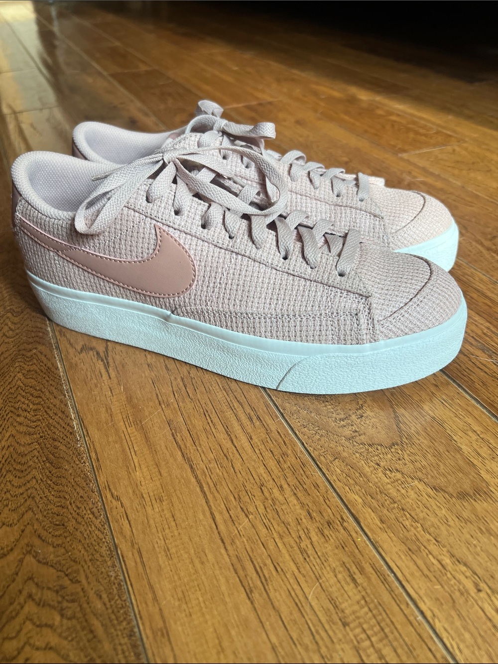 Nike Women's Low-Top Platform Sneakers in Light Pink